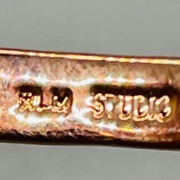 575. EUC RLM Studio Robert Lee Morris Copper Bangle Bracelet - Picture 7 of 7
